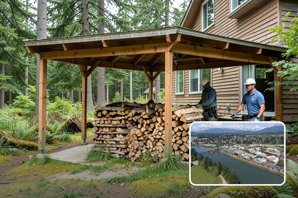 Wood Chunks in Mount Vernon, Skagit County, WA - Longer smolder than chips for sustained smoke