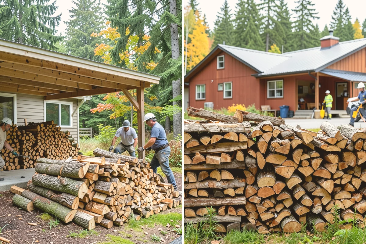Wood Chunks in Mount Vernon, Skagit County, WA - Order your wood chunks by volume