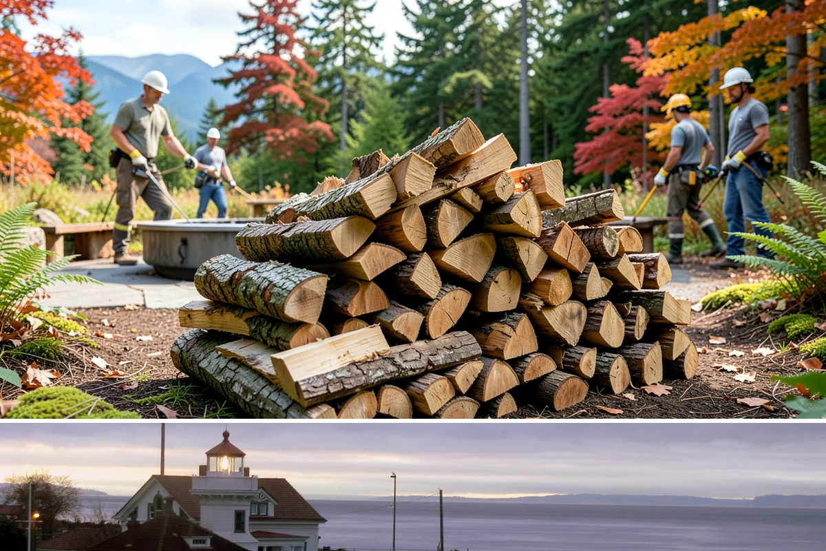 Wood Chunks in Mukilteo, Snohomish County, WA - Wood chunks stay in demand year-round, with a surge during peak grilling and barbecue months.