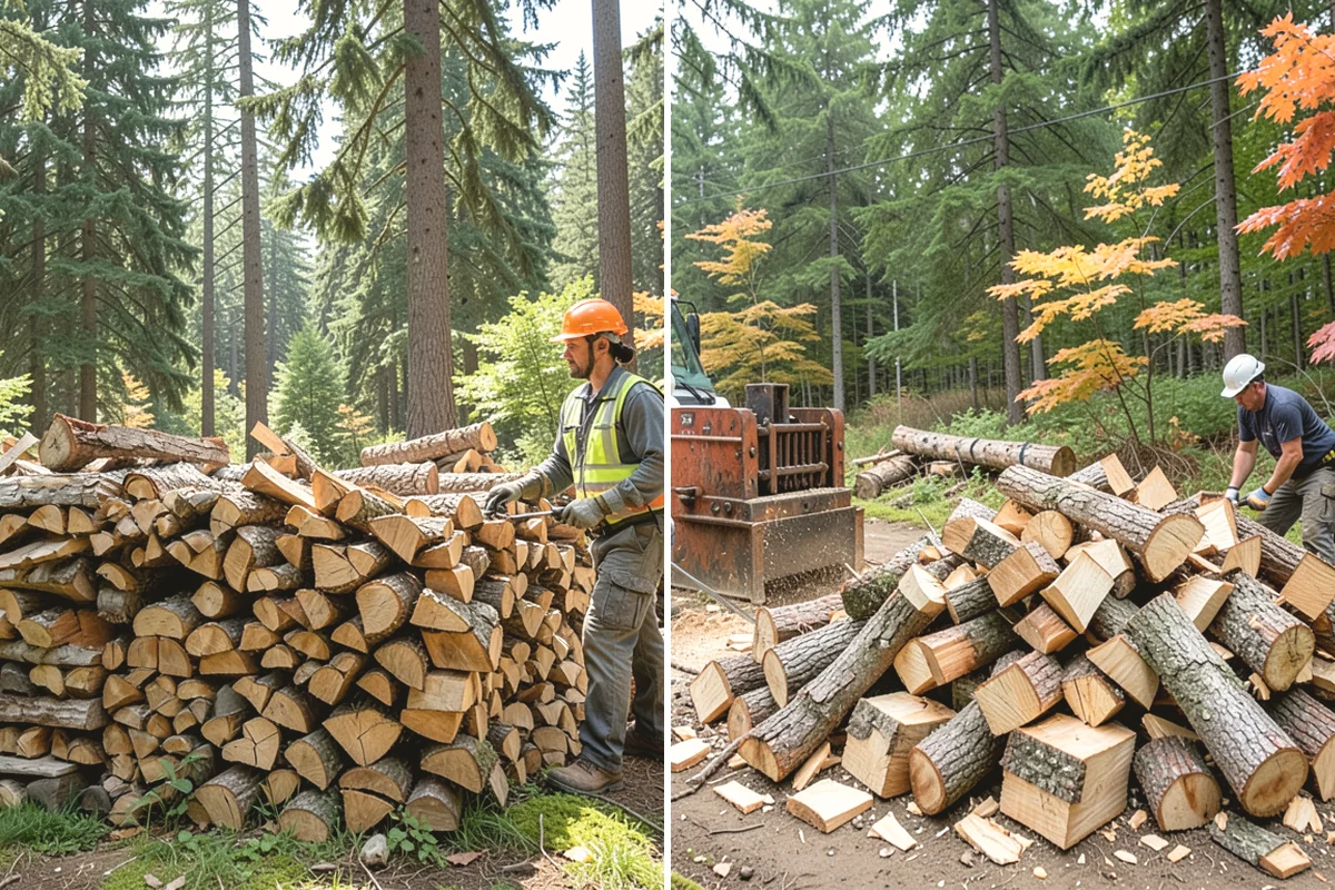 Wood Chunks in Oak Harbor, Island County, WA - Order your wood chunks by volume