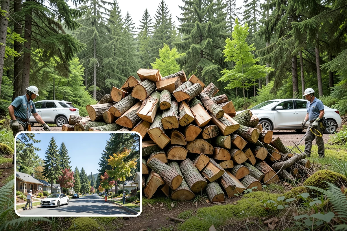 Wood Chunks in Orting, Pierce County, WA - Longer smolder than chips for sustained smoke
