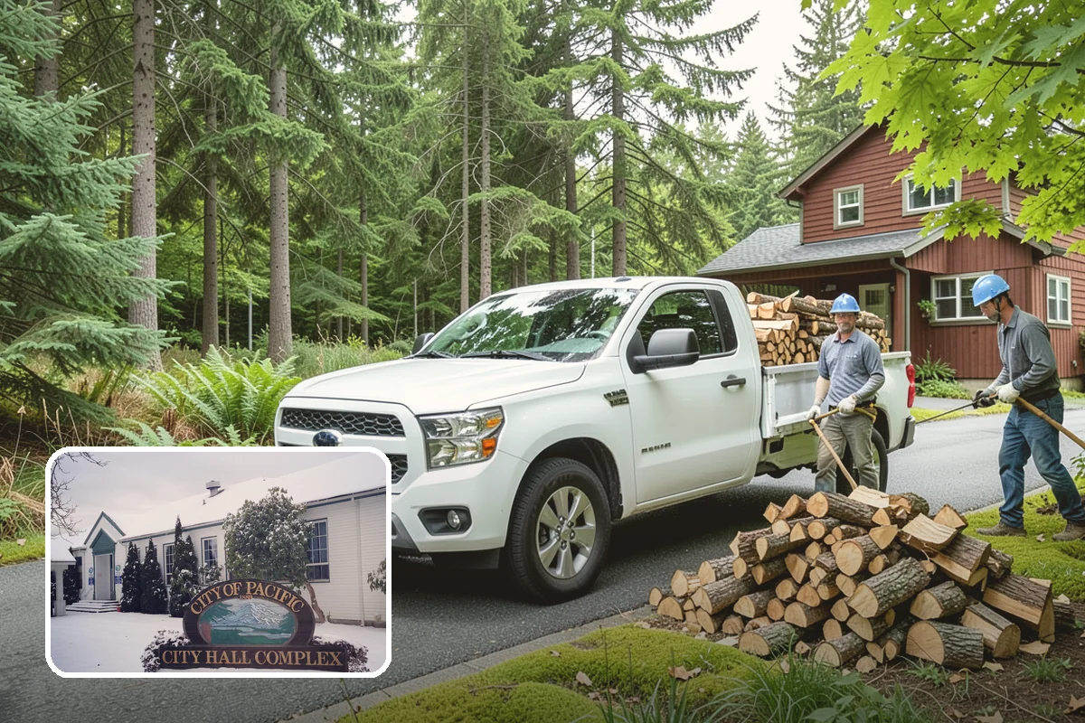 Wood Chunks in Pacific, King County, WA - Longer smolder than chips for sustained smoke