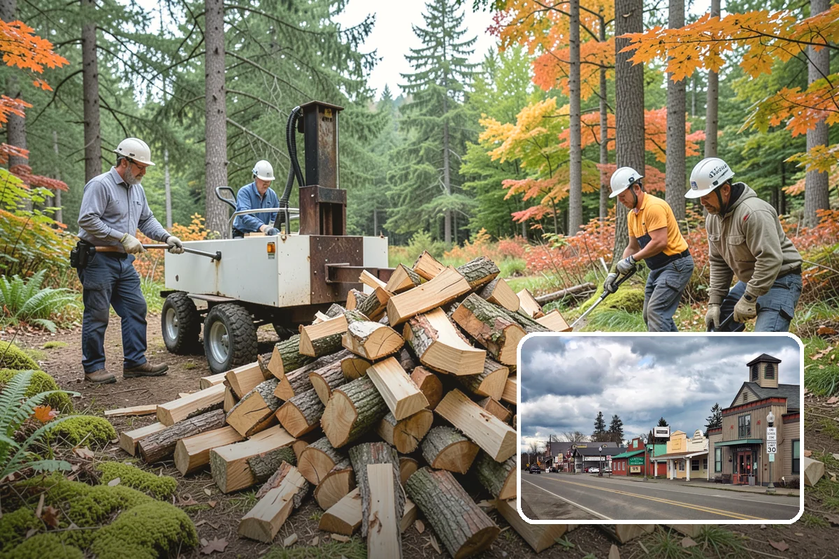 Wood Chunks in Roy, Pierce County, WA - Longer smolder than chips for sustained smoke