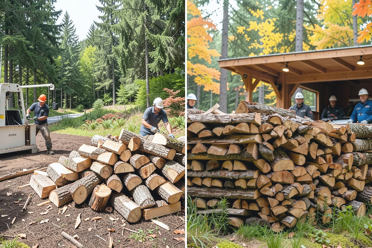 Wood Chunks in Roy, Pierce County, WA - Order your wood chunks by volume