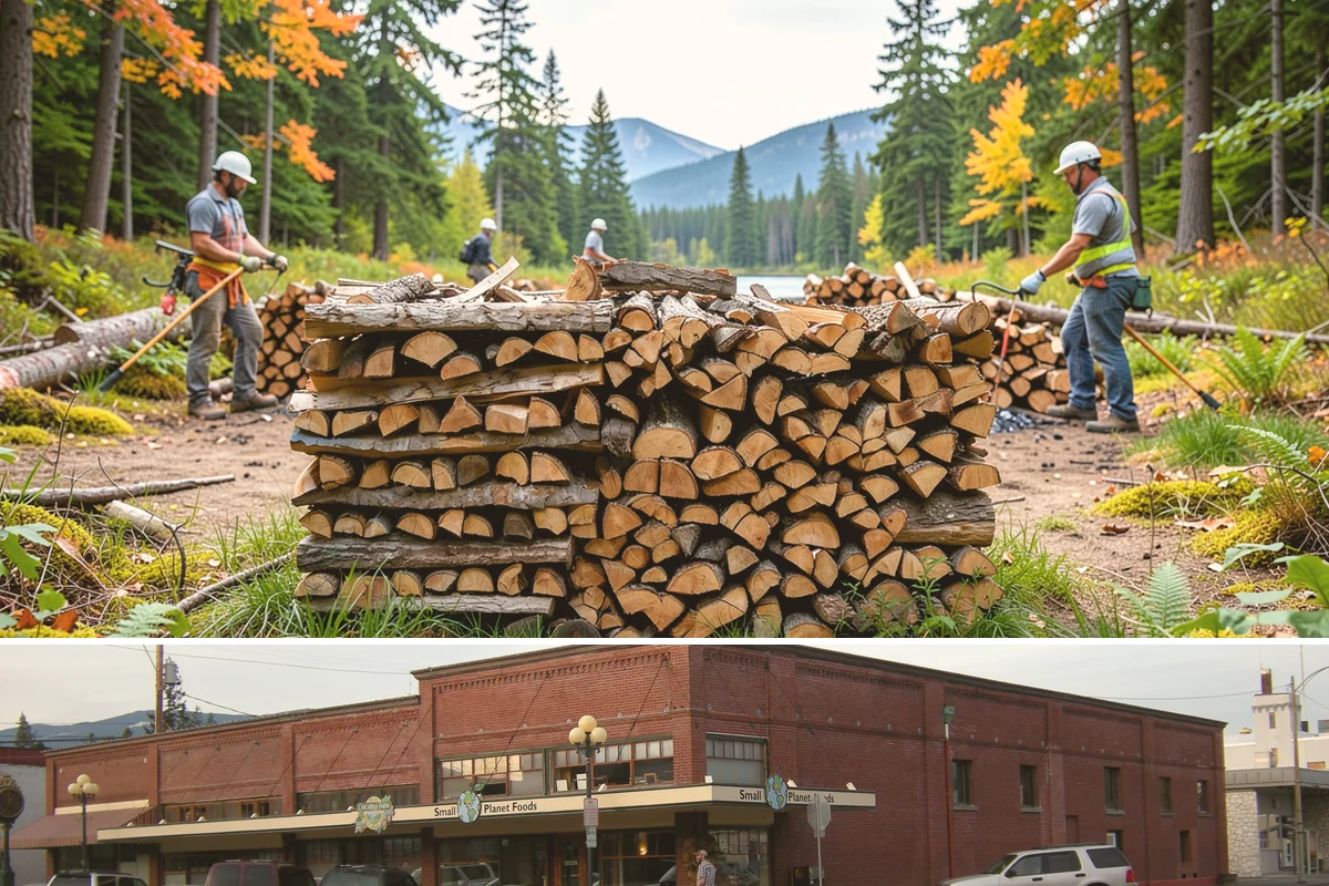 Wood Chunks in Sedro-Woolley, Skagit County, WA - Wood chunks stay in demand year-round, with a surge during peak grilling and barbecue months.