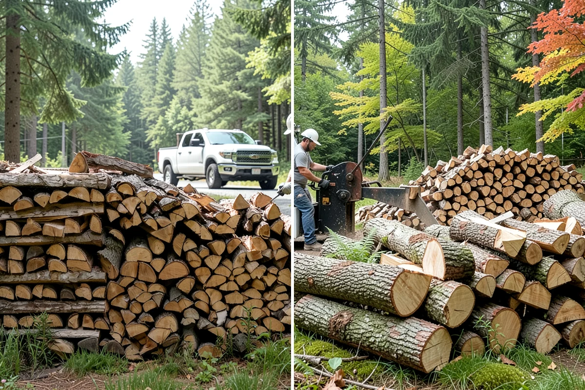 Wood Chunks in Shoreline, King County, WA - Order your wood chunks by volume