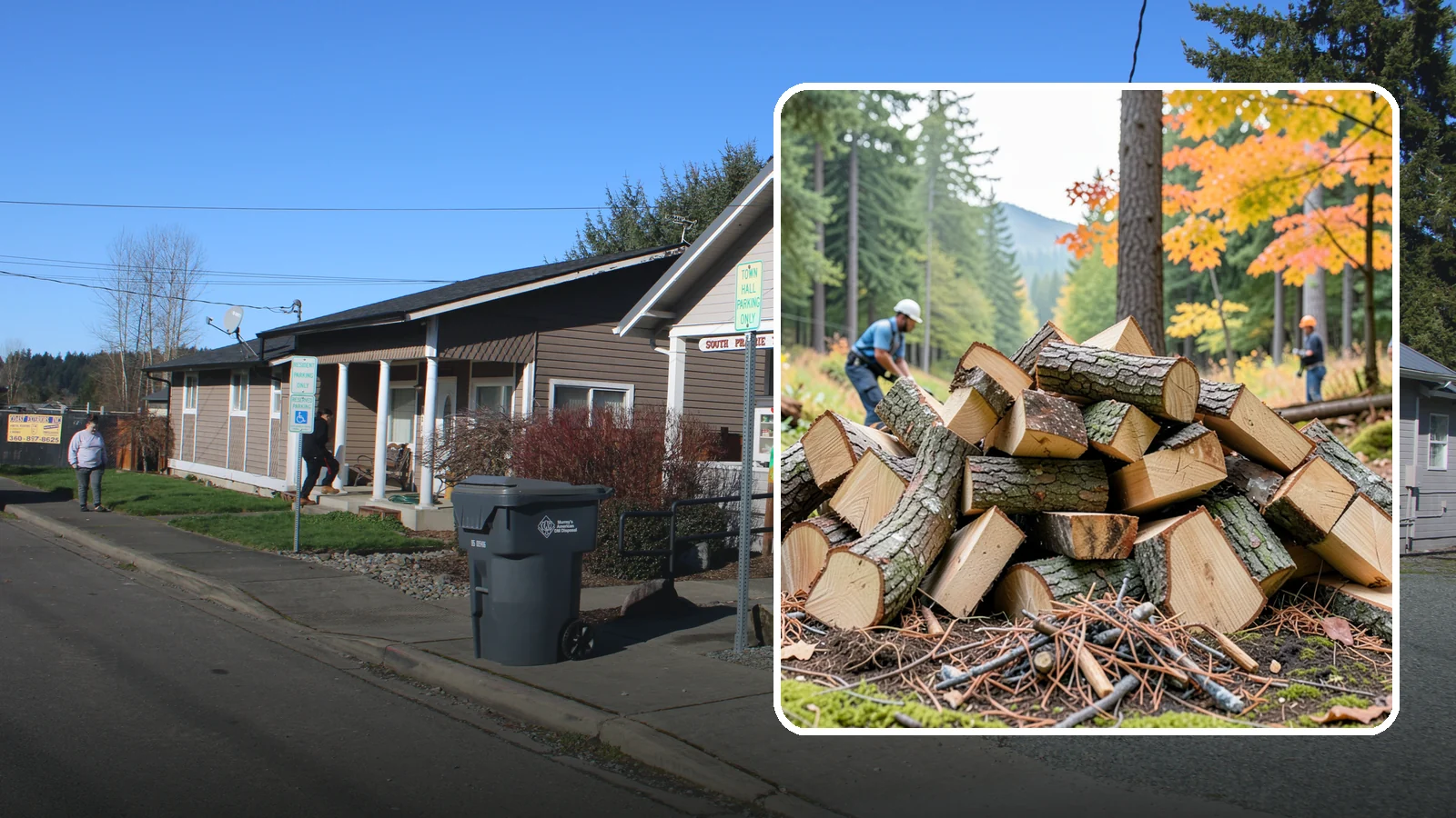 Wood Chunks in South Prairie, Pierce County, WA - Fist-sized wood chunks that add steady smoke flavor to grills and smokers without burning out fast.