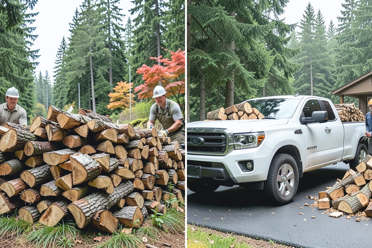 Wood Chunks in South Prairie, Pierce County, WA - Order your wood chunks by volume