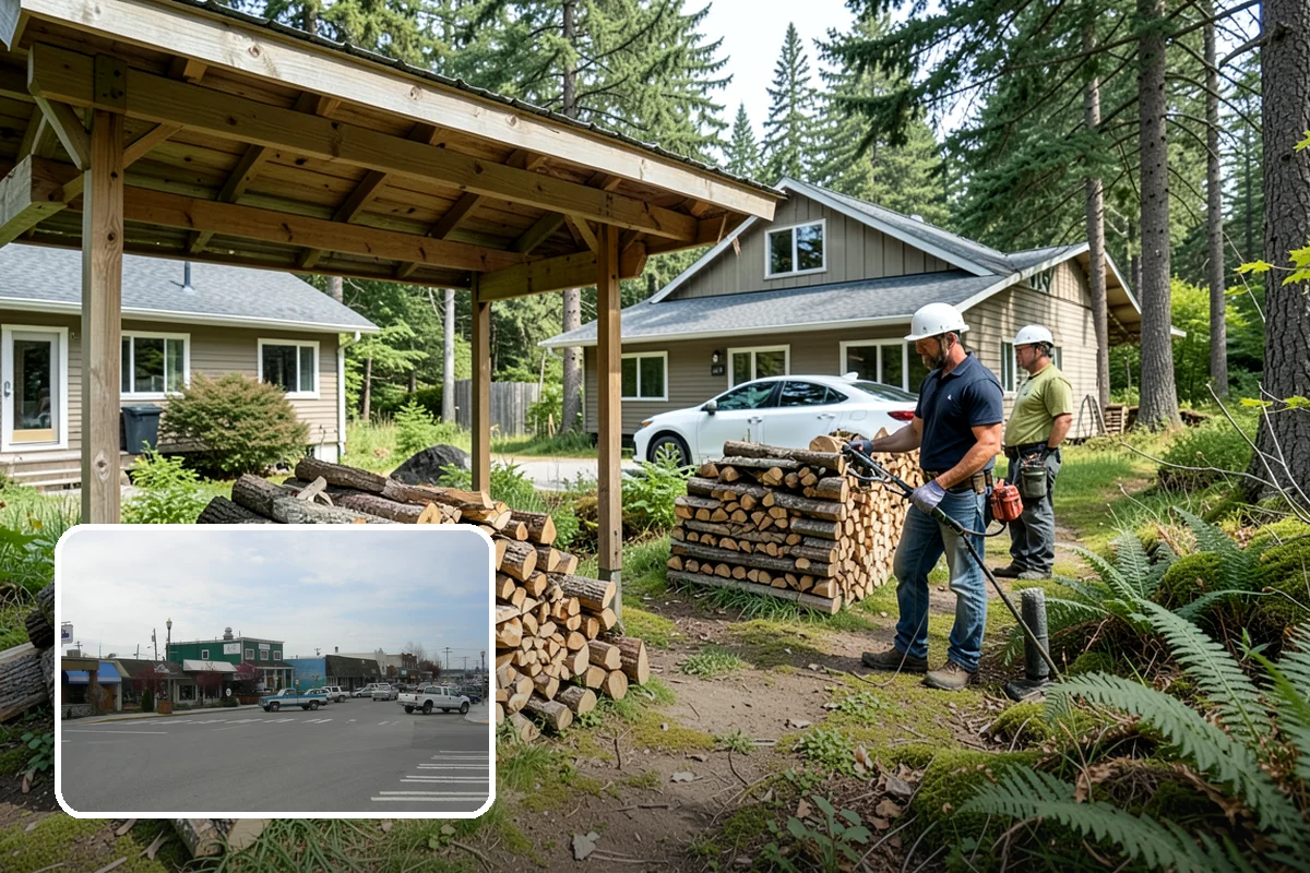 Wood Chunks in Stanwood, Snohomish County, WA - Longer smolder than chips for sustained smoke