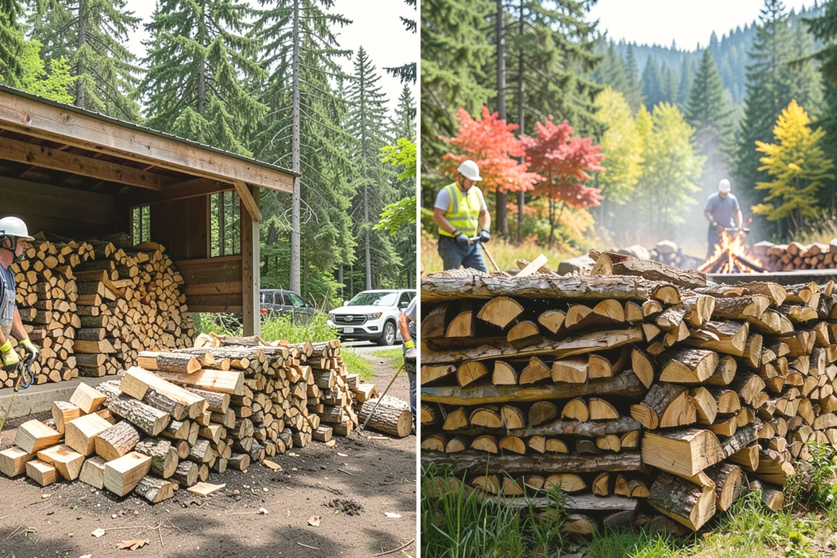 Wood Chunks in Steilacoom, Pierce County, WA - Order your wood chunks by volume