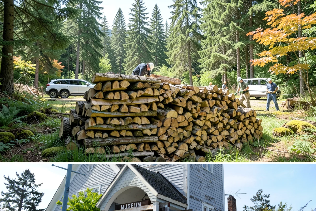 Wood Chunks in Steilacoom, Pierce County, WA - Wood chunks stay in demand year-round, with a surge during peak grilling and barbecue months.