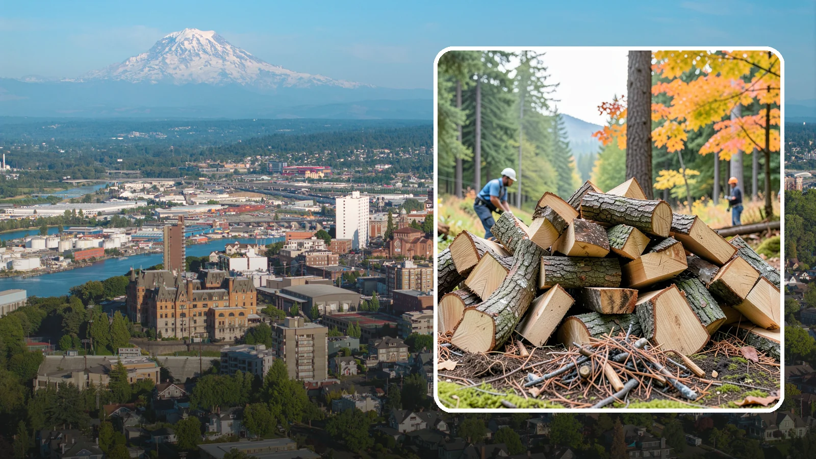 Wood Chunks in Tacoma, Pierce County, WA - Fist-sized wood chunks that add steady smoke flavor to grills and smokers without burning out fast.
