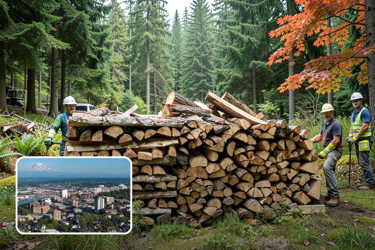 Wood Chunks in Tacoma, Pierce County, WA - Longer smolder than chips for sustained smoke