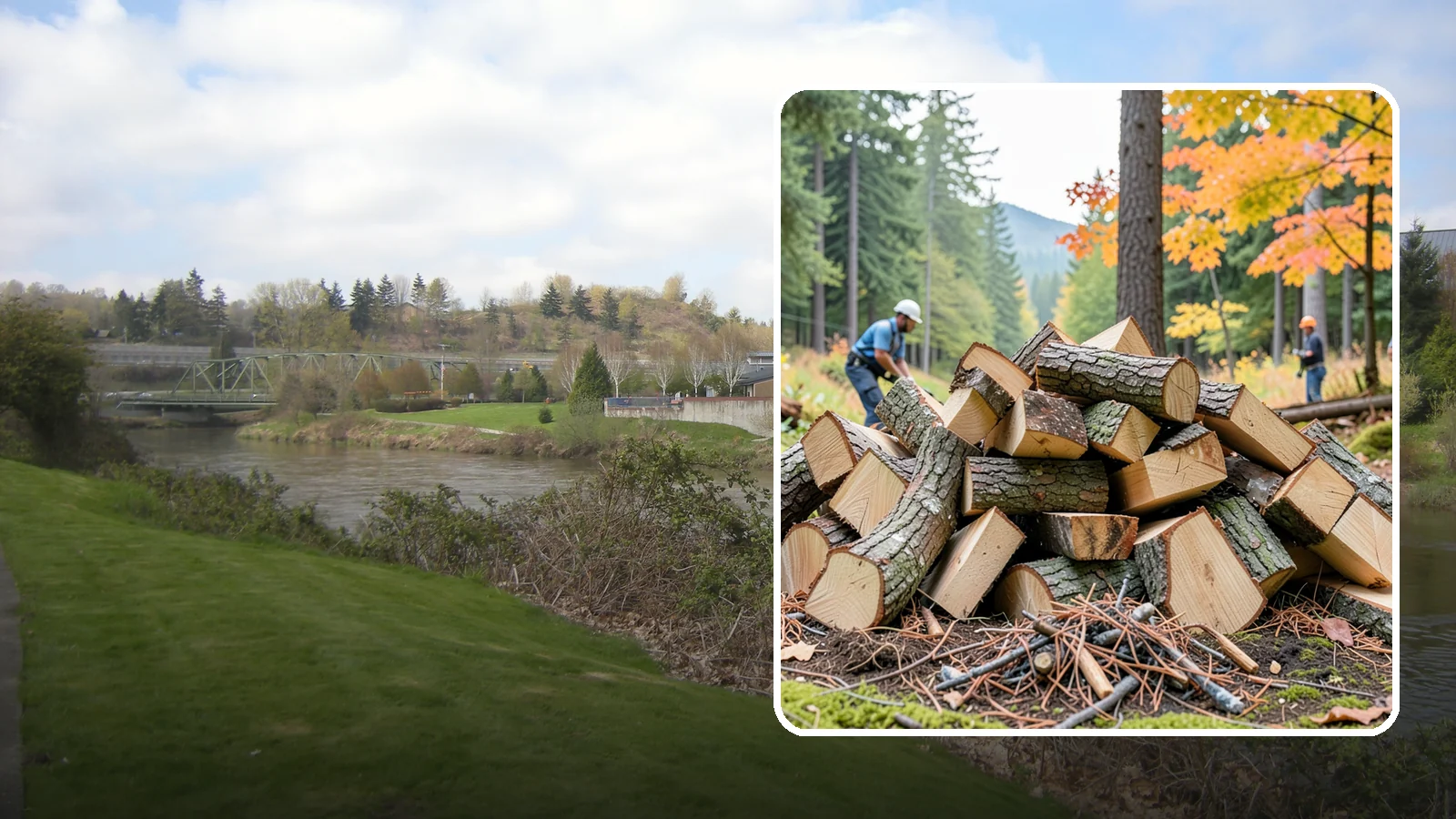 Wood Chunks in Tukwila, King County, WA - Fist-sized wood chunks that add steady smoke flavor to grills and smokers without burning out fast.