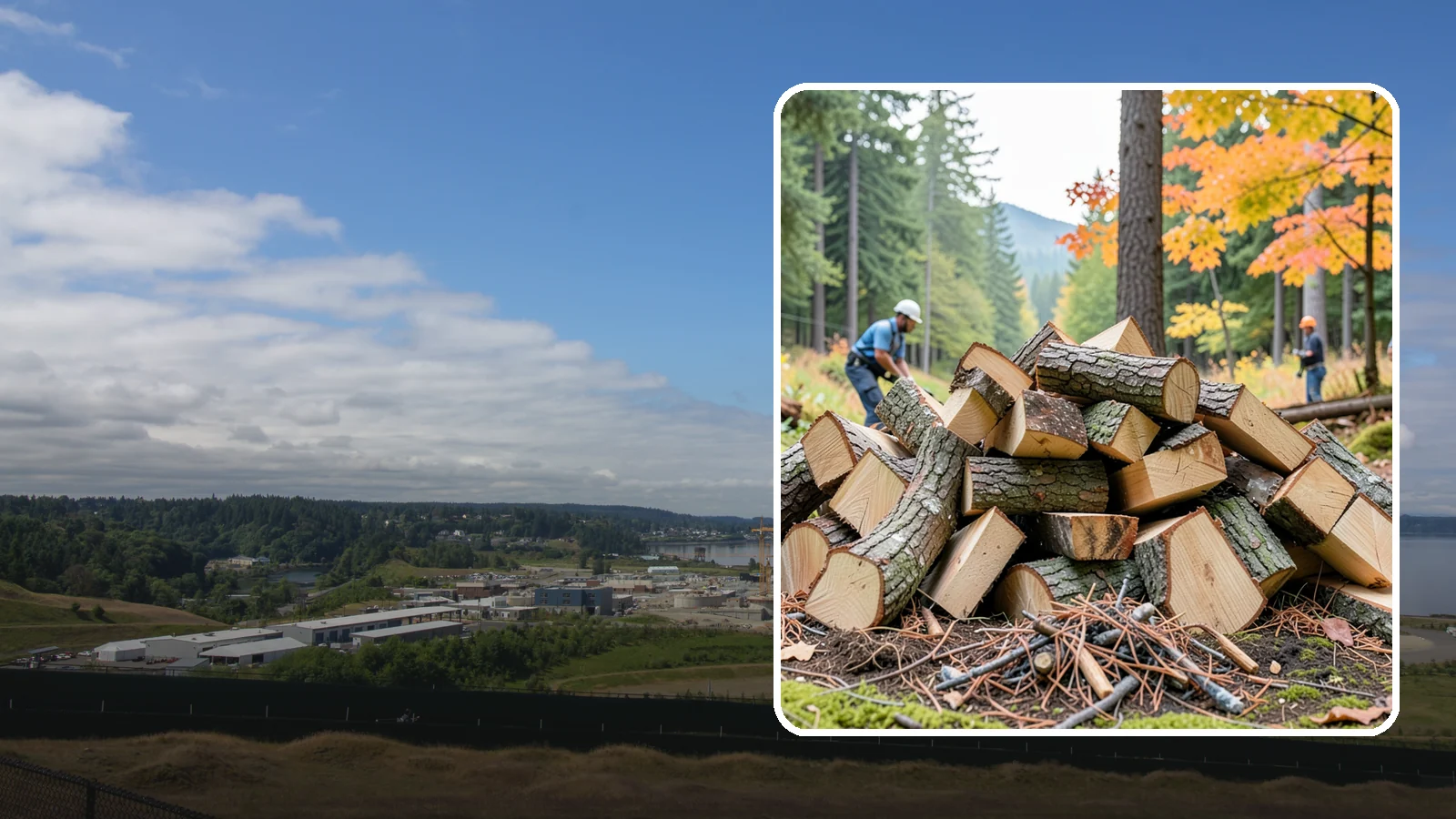 Wood Chunks in University Place, Pierce County, WA - Fist-sized wood chunks that add steady smoke flavor to grills and smokers without burning out fast.