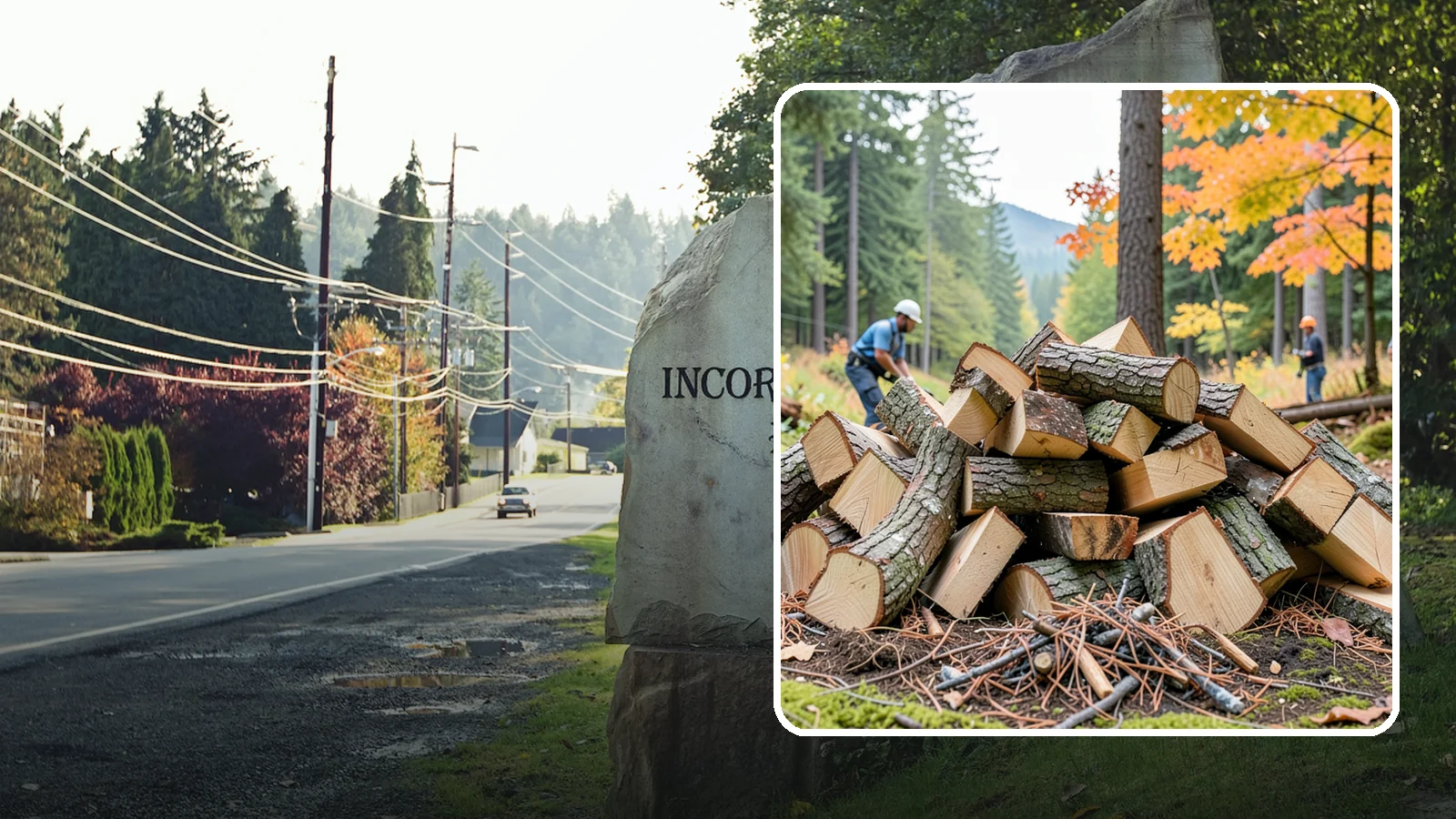 Wood Chunks in Wilkeson, Pierce County, WA - Fist-sized wood chunks that add steady smoke flavor to grills and smokers without burning out fast.
