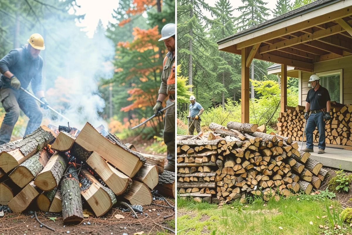 Wood Stove Firewood in Algona, King County, WA - Confirm your stove's firebox dimensions