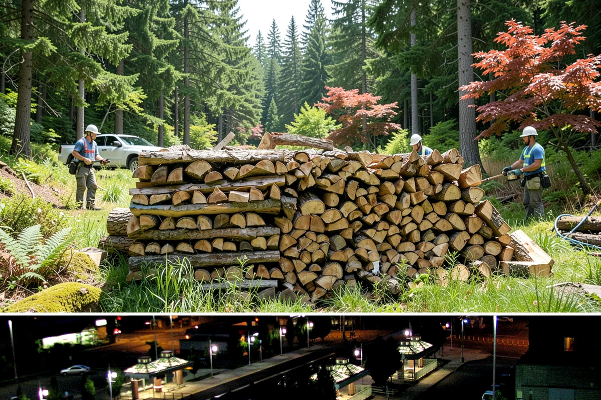 Wood Stove Firewood in Auburn, King County, WA - Stock wood-stove firewood by early fall so it is seasoned before heating season peaks.