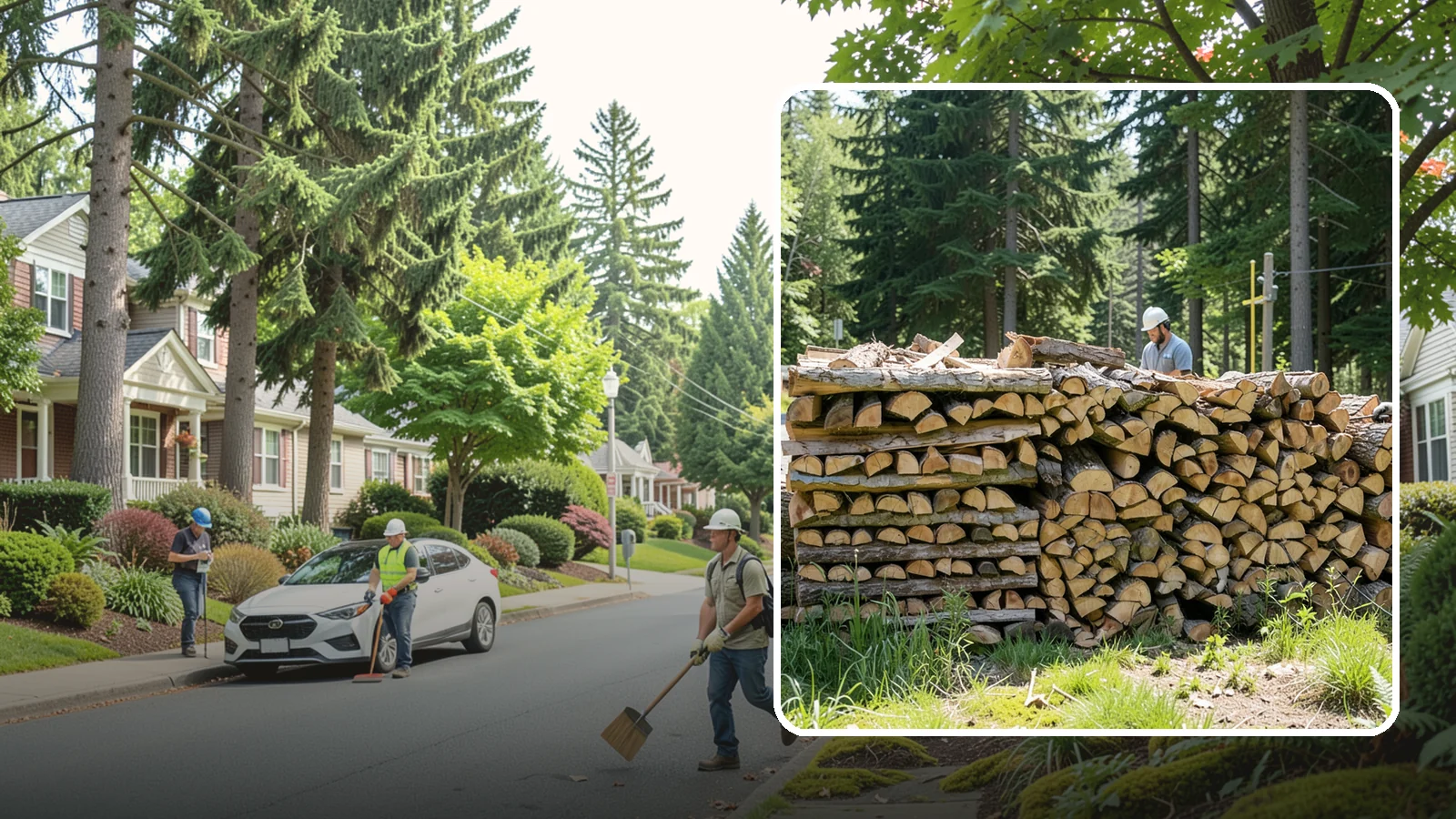 Wood Stove Firewood in Beaux Arts Village, King County, WA - Firewood cut and split to load efficiently into a wood stove for long, steady heat.