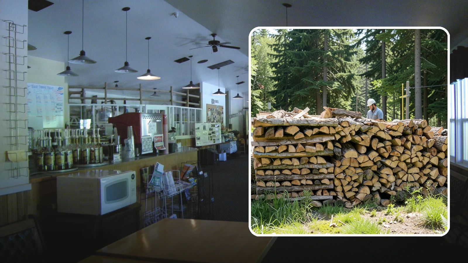 Wood Stove Firewood in Black Diamond, King County, WA - Firewood cut and split to load efficiently into a wood stove for long, steady heat.
