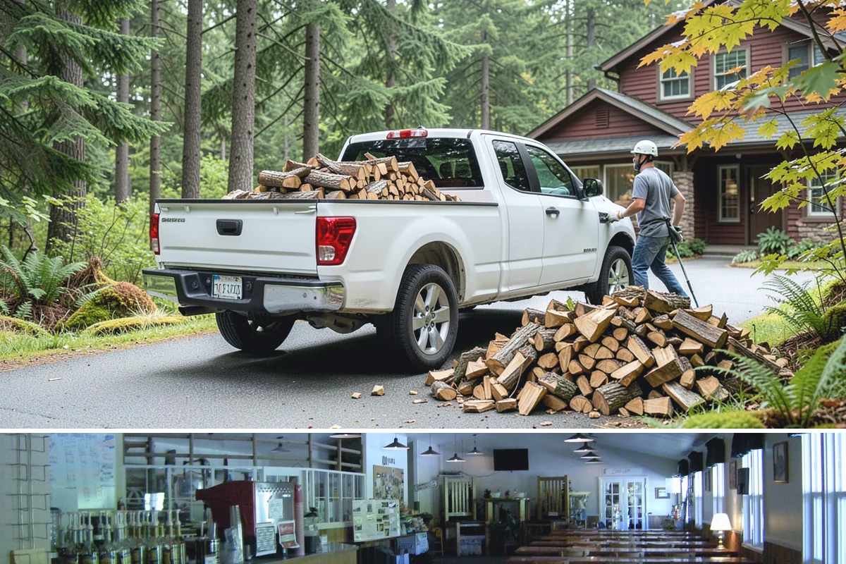 Wood Stove Firewood in Black Diamond, King County, WA - Stock wood-stove firewood by early fall so it is seasoned before heating season peaks.