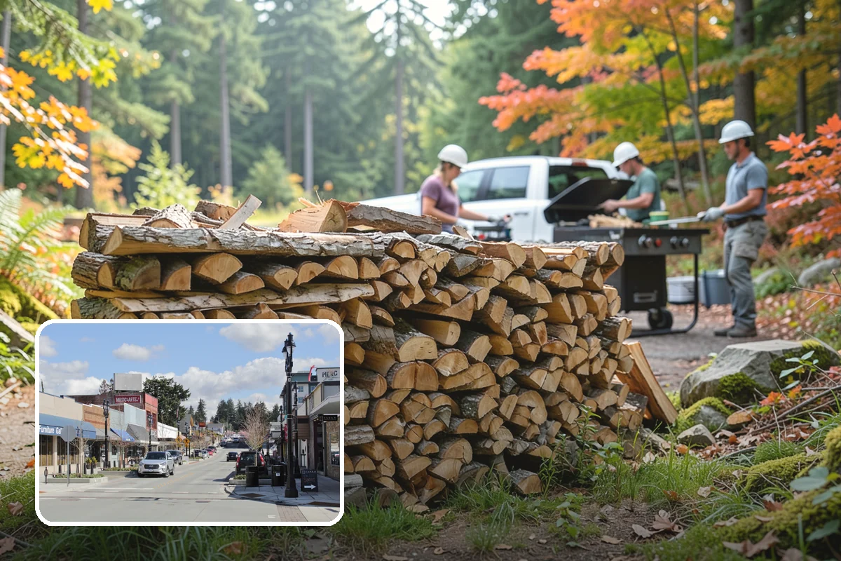 Wood Stove Firewood in Bothell, King County, WA - Sized to pack the firebox efficiently