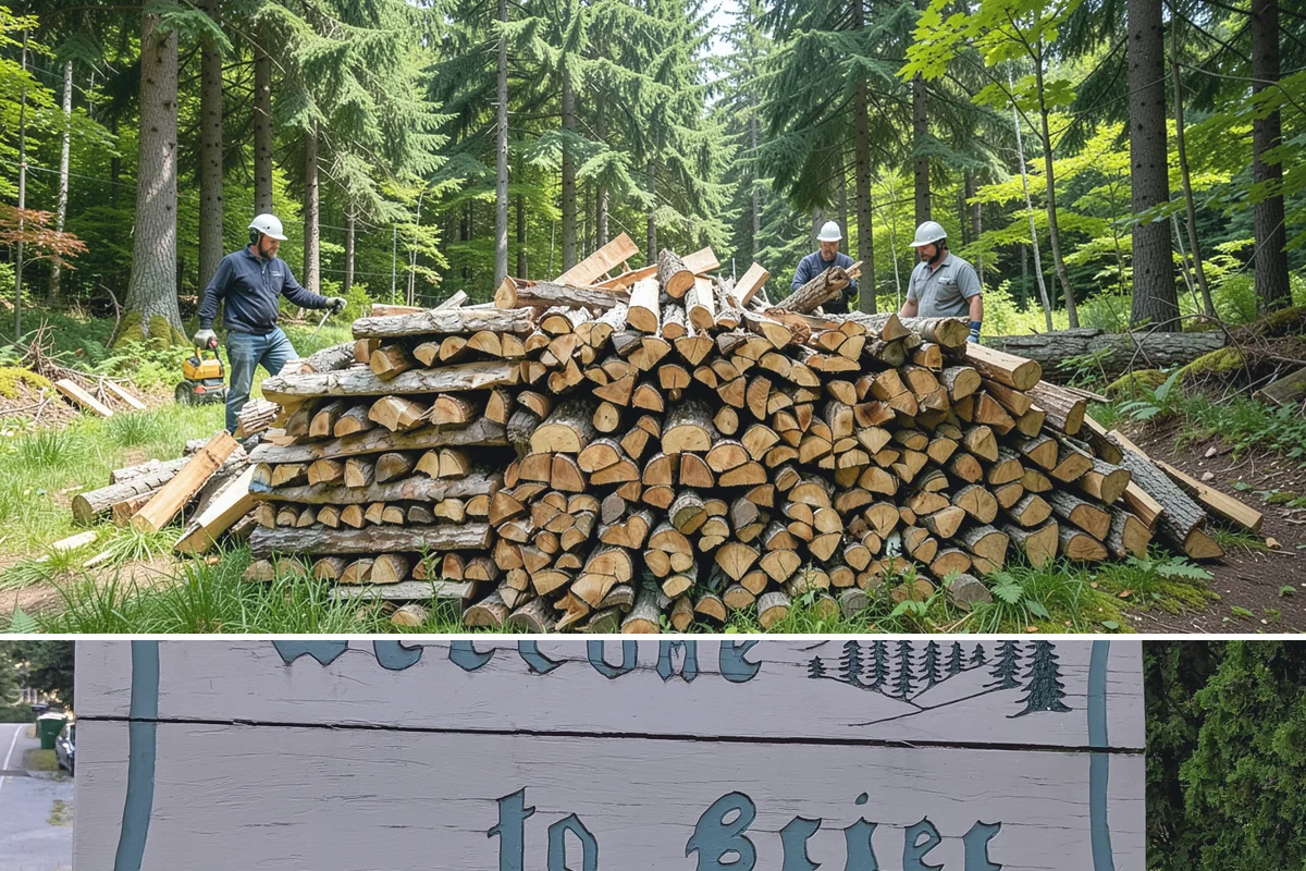 Wood Stove Firewood in Brier, Snohomish County, WA - Stock wood-stove firewood by early fall so it is seasoned before heating season peaks.