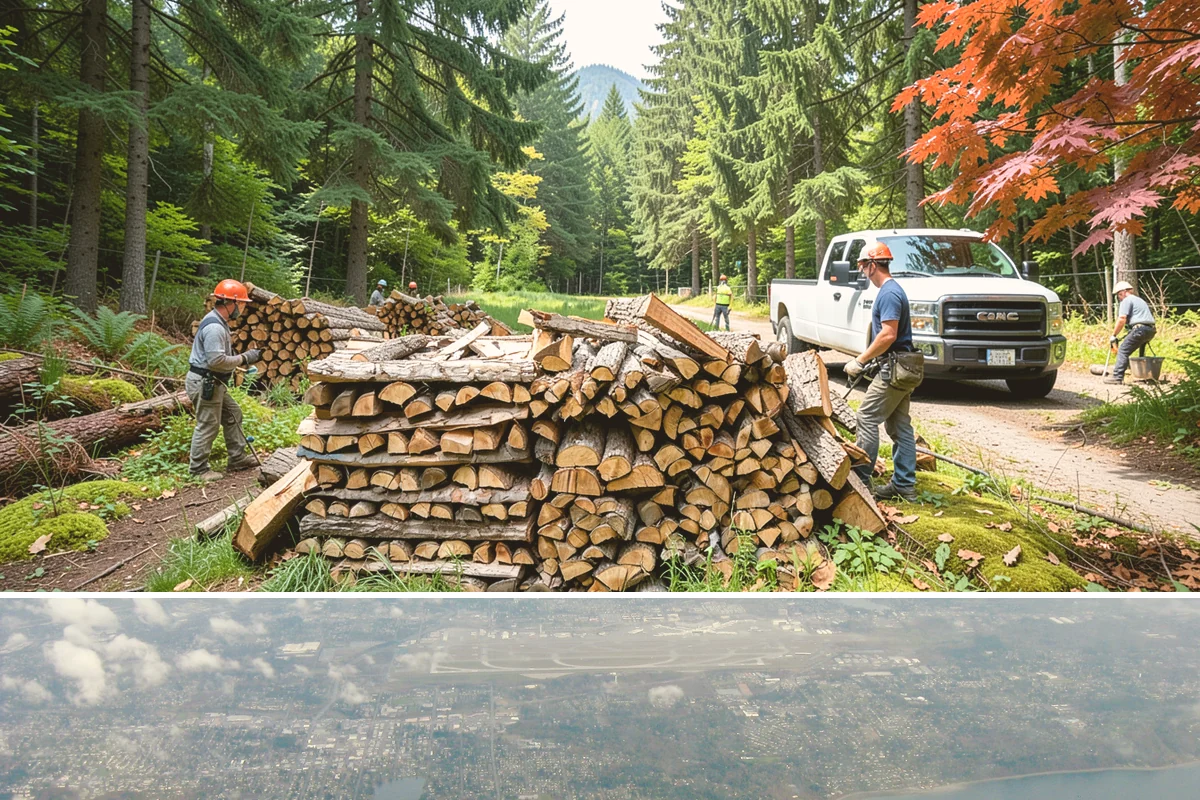 Wood Stove Firewood in Burien, King County, WA - Stock wood-stove firewood by early fall so it is seasoned before heating season peaks.