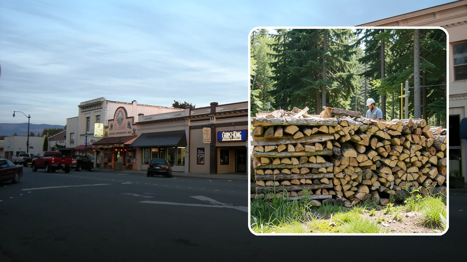 Wood Stove Firewood in Burlington, Skagit County, WA - Firewood cut and split to load efficiently into a wood stove for long, steady heat.