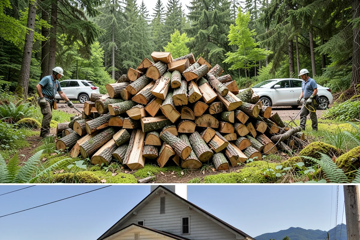 Wood Stove Firewood in Concrete, Skagit County, WA - Stock wood-stove firewood by early fall so it is seasoned before heating season peaks.