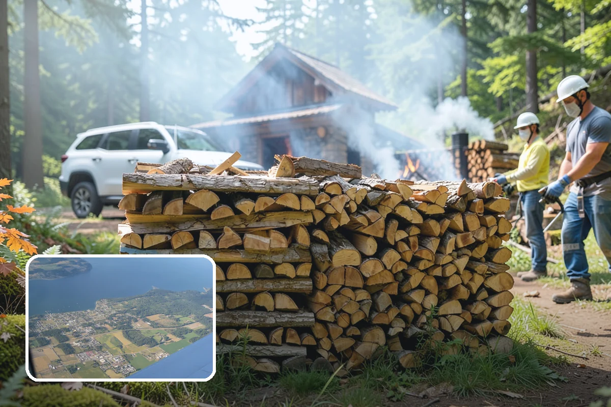 Wood Stove Firewood in Coupeville, Island County, WA - Sized to pack the firebox efficiently