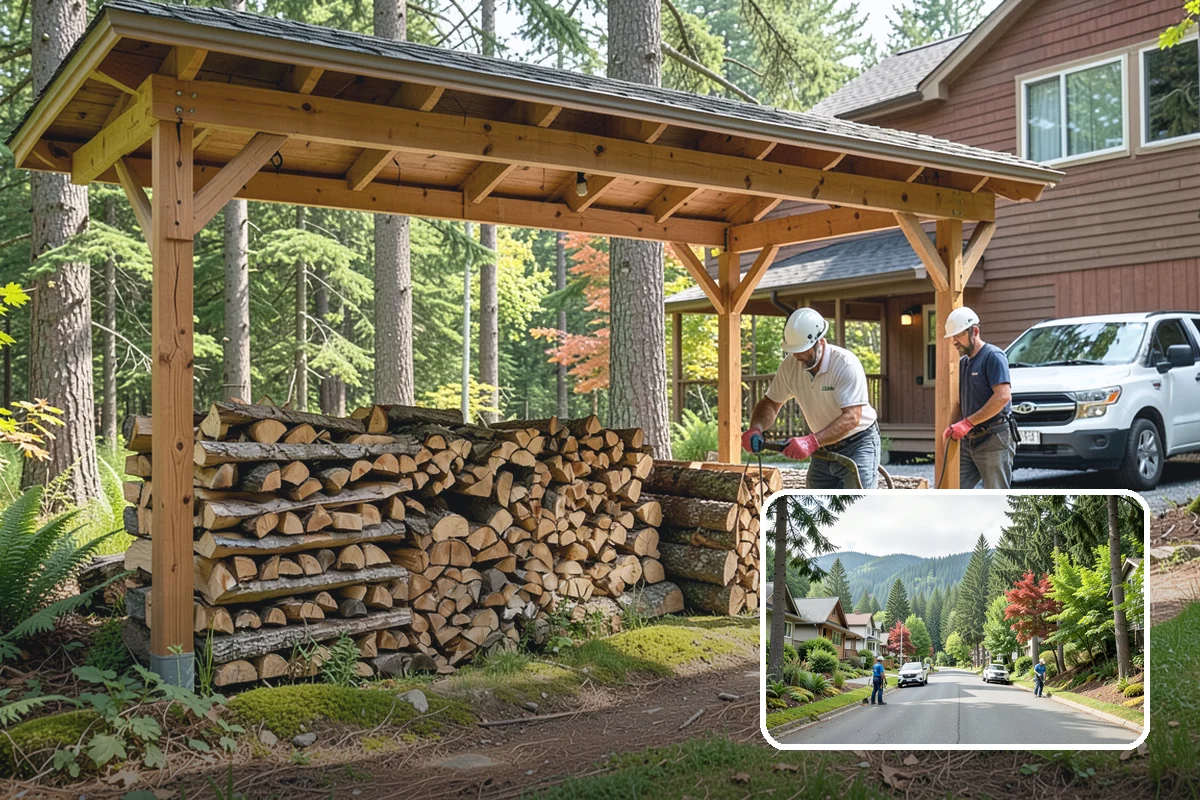 Wood Stove Firewood in Darrington, Snohomish County, WA - Sized to pack the firebox efficiently