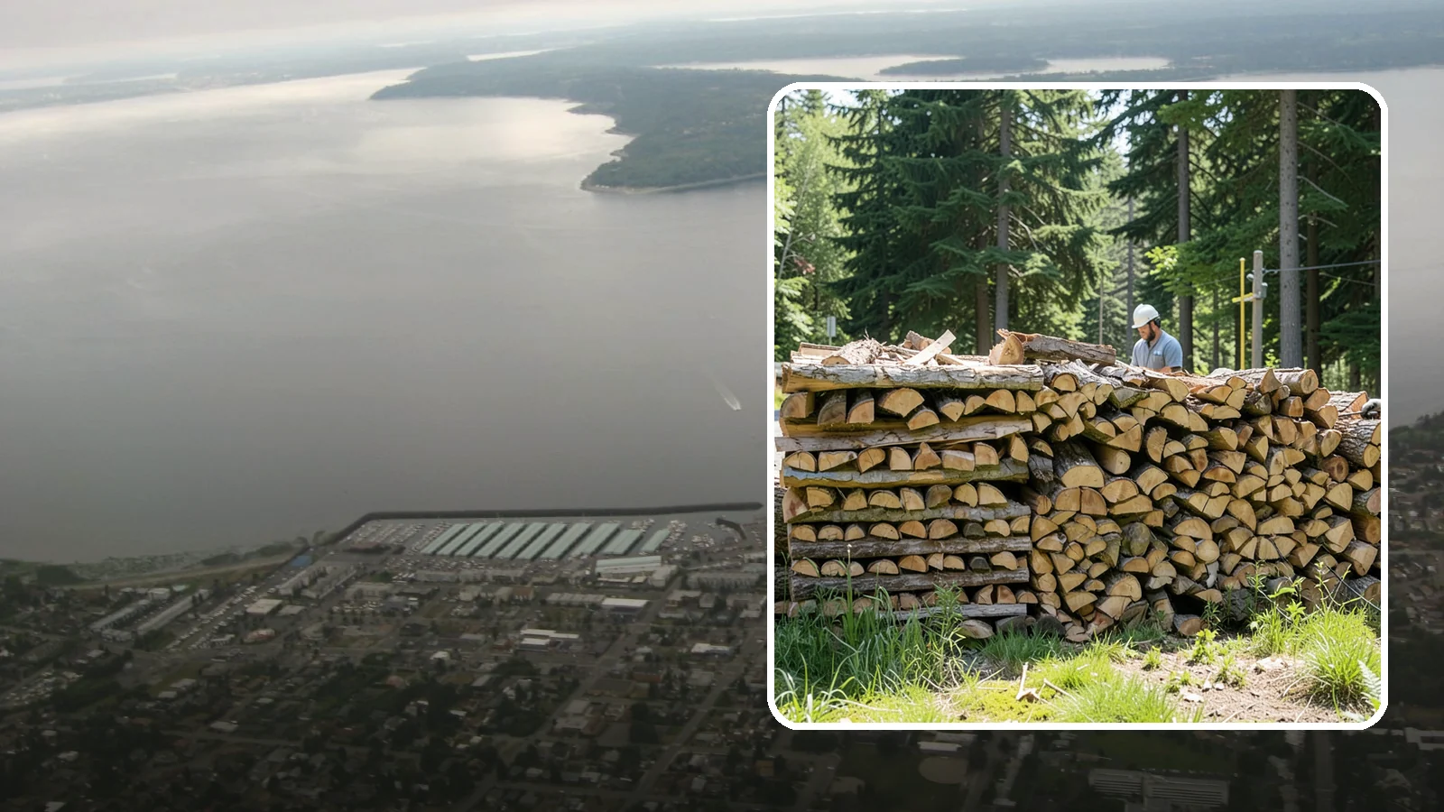Wood Stove Firewood in Des Moines, King County, WA - Firewood cut and split to load efficiently into a wood stove for long, steady heat.