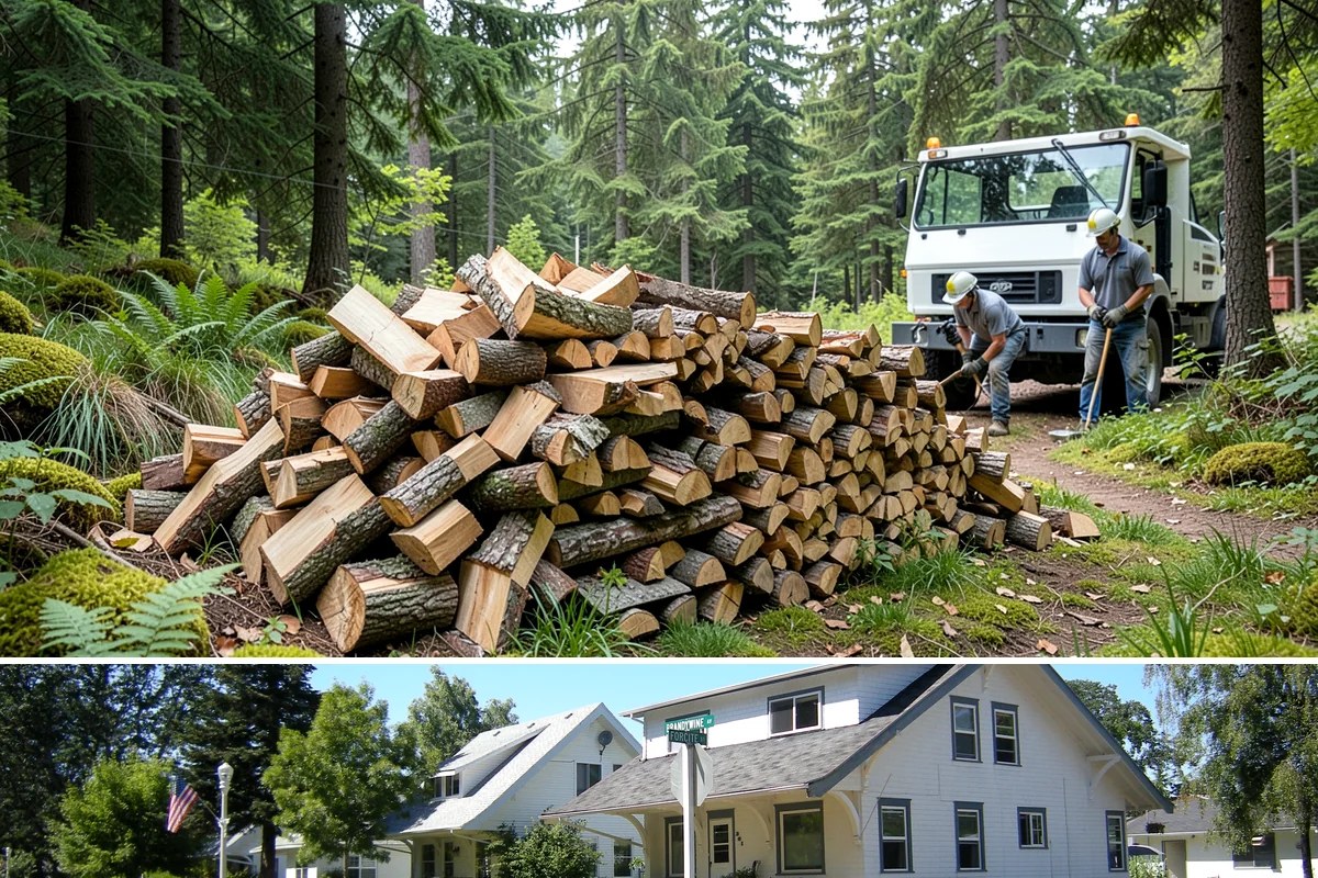 Wood Stove Firewood in DuPont, Pierce County, WA - Stock wood-stove firewood by early fall so it is seasoned before heating season peaks.