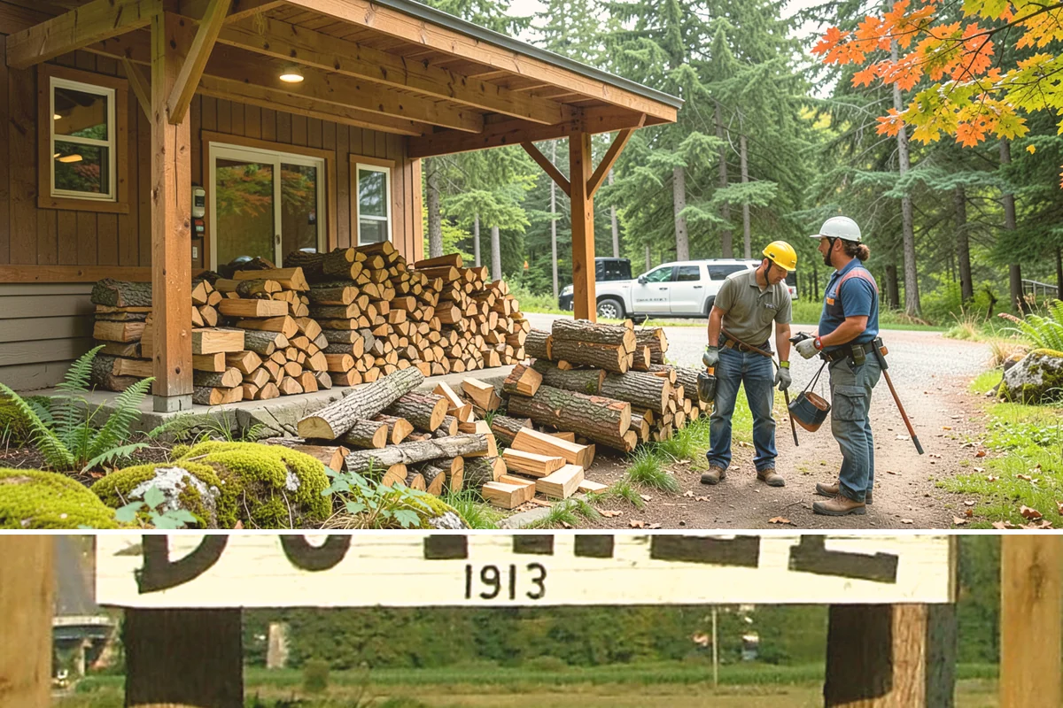 Wood Stove Firewood in Duvall, King County, WA - Stock wood-stove firewood by early fall so it is seasoned before heating season peaks.