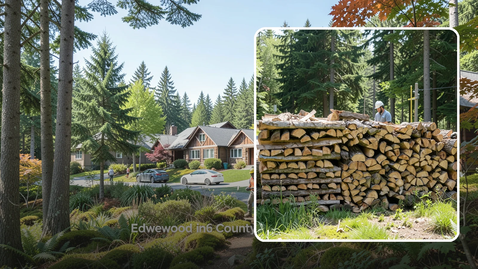 Wood Stove Firewood in Edgewood, Pierce County, WA - Firewood cut and split to load efficiently into a wood stove for long, steady heat.