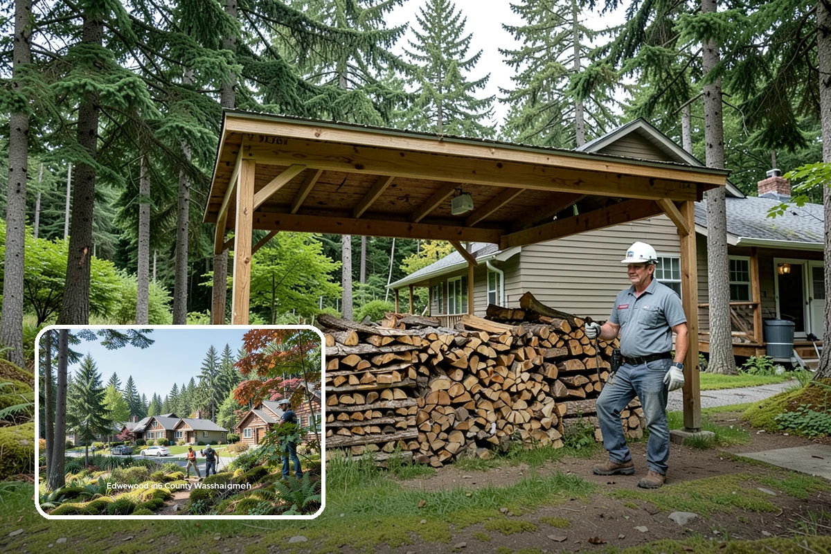 Wood Stove Firewood in Edgewood, Pierce County, WA - Sized to pack the firebox efficiently