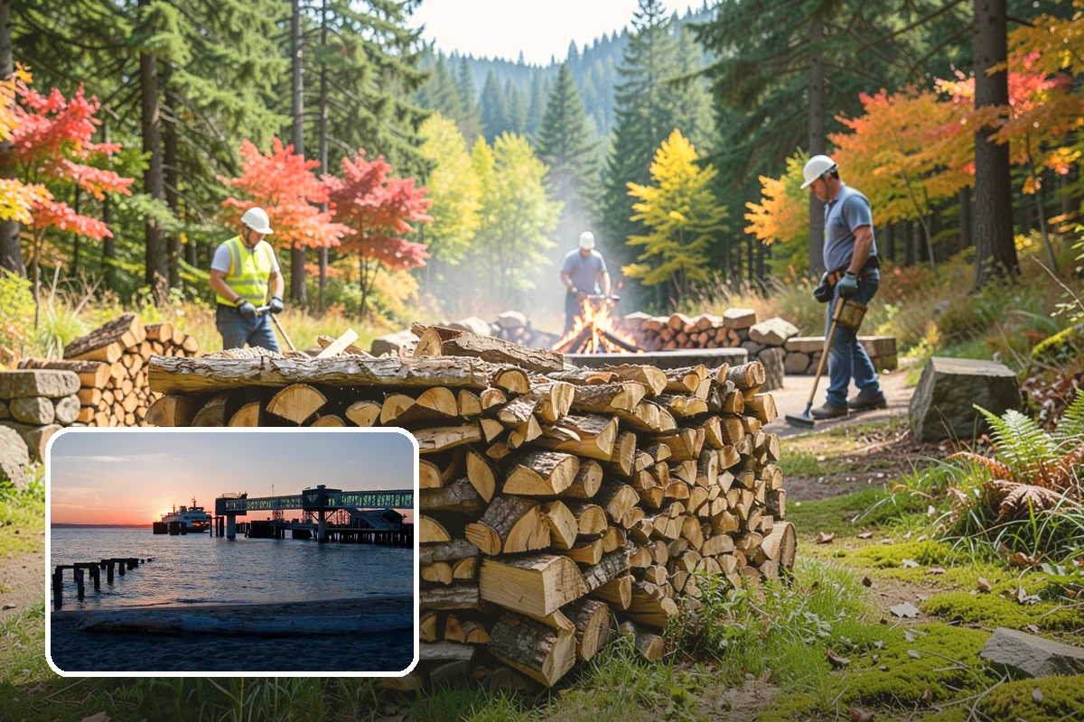 Wood Stove Firewood in Edmonds, Snohomish County, WA - Sized to pack the firebox efficiently