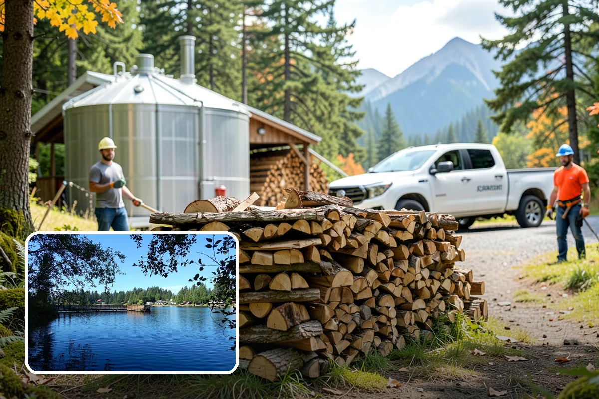Wood Stove Firewood in Federal Way, King County, WA - Sized to pack the firebox efficiently