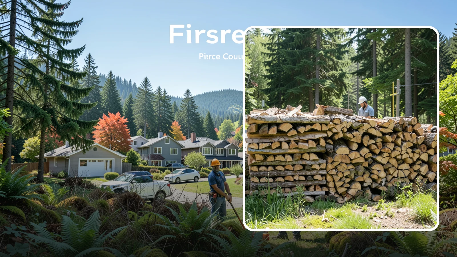 Wood Stove Firewood in Fircrest, Pierce County, WA - Firewood cut and split to load efficiently into a wood stove for long, steady heat.