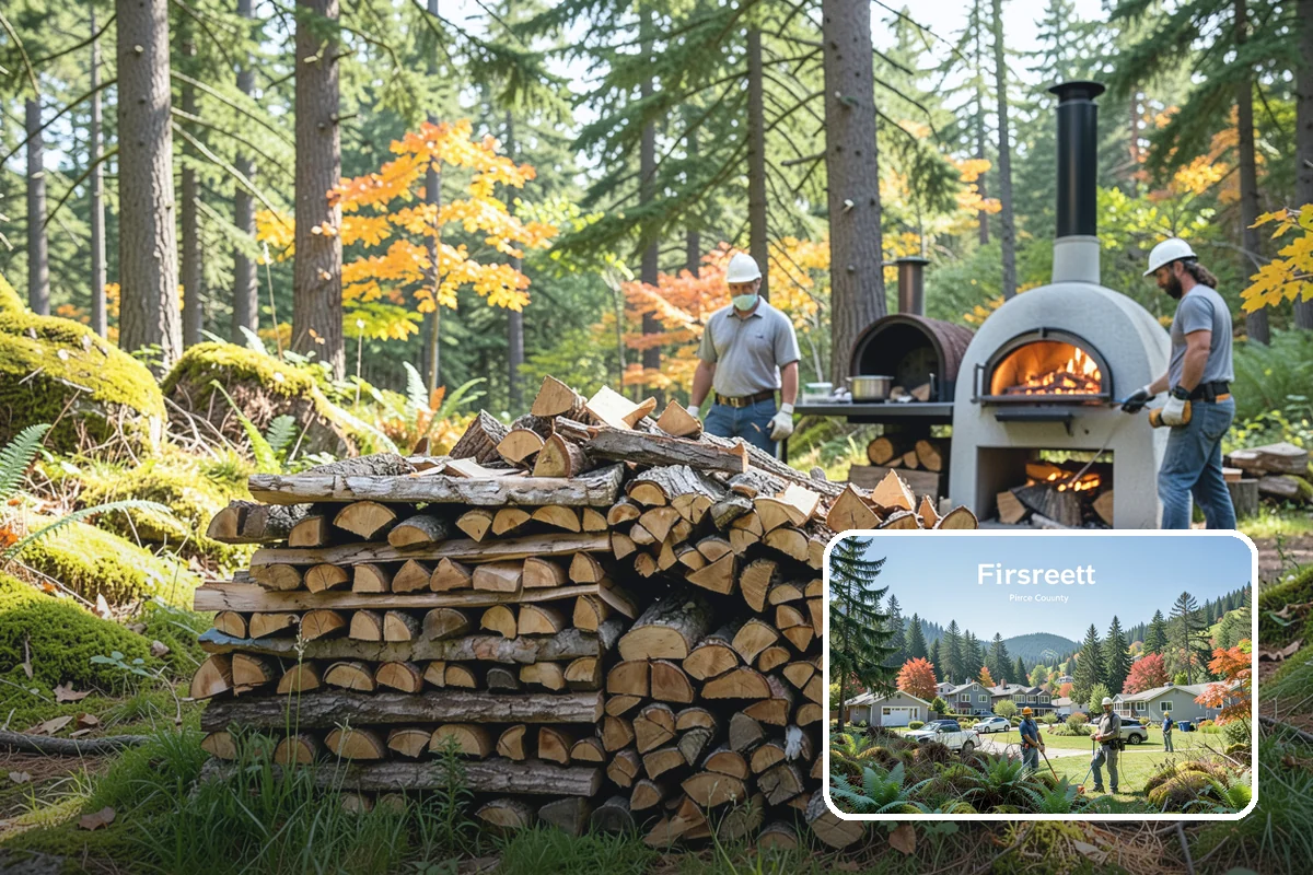 Wood Stove Firewood in Fircrest, Pierce County, WA - Sized to pack the firebox efficiently