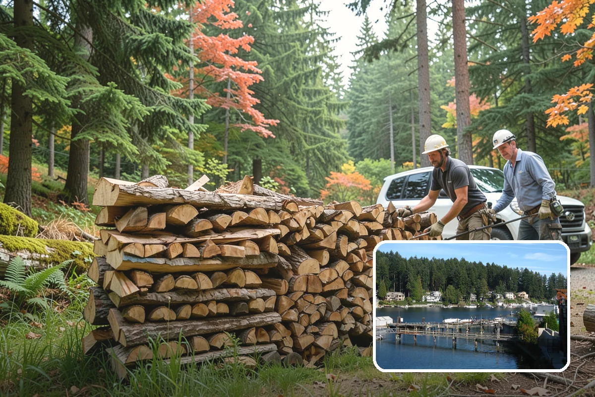 Wood Stove Firewood in Gig Harbor, Pierce County, WA - Sized to pack the firebox efficiently
