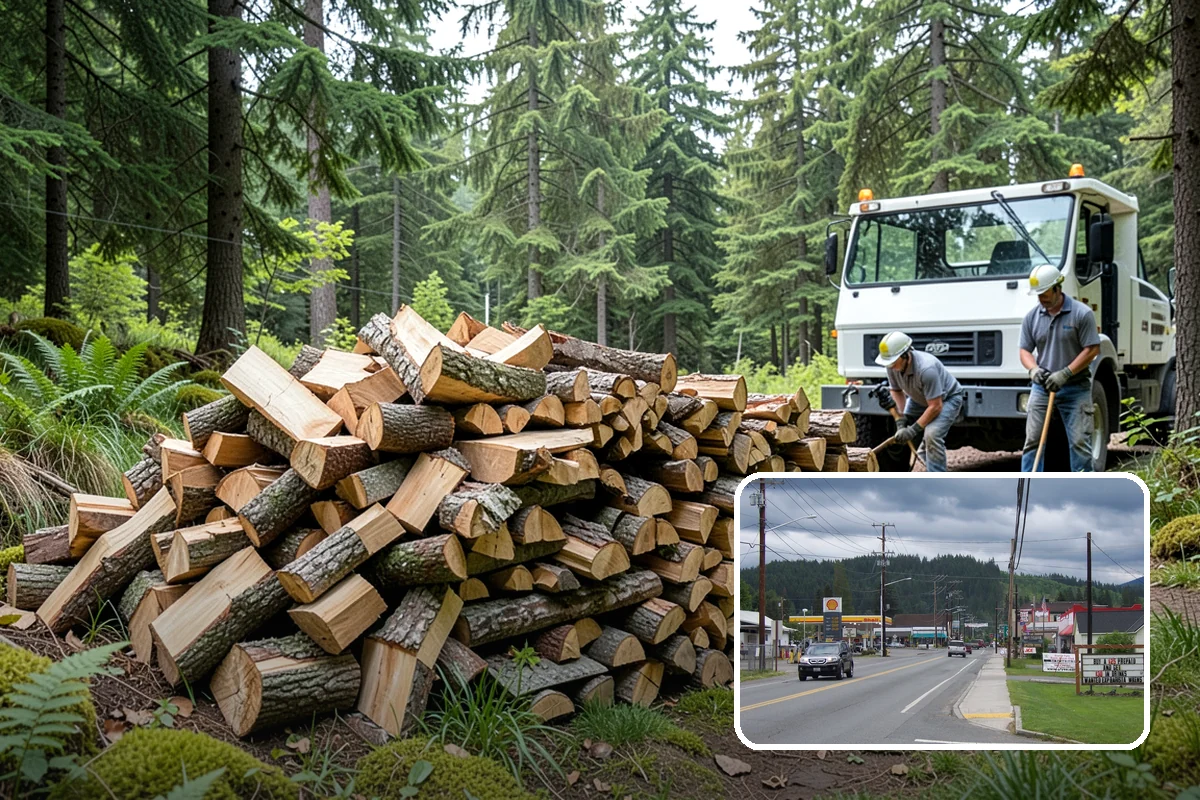 Wood Stove Firewood in Granite Falls, Snohomish County, WA - Sized to pack the firebox efficiently