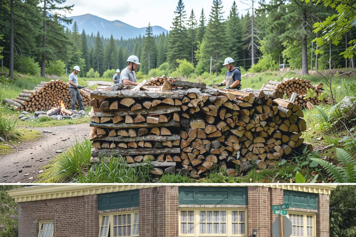 Wood Stove Firewood in Hamilton, Skagit County, WA - Stock wood-stove firewood by early fall so it is seasoned before heating season peaks.
