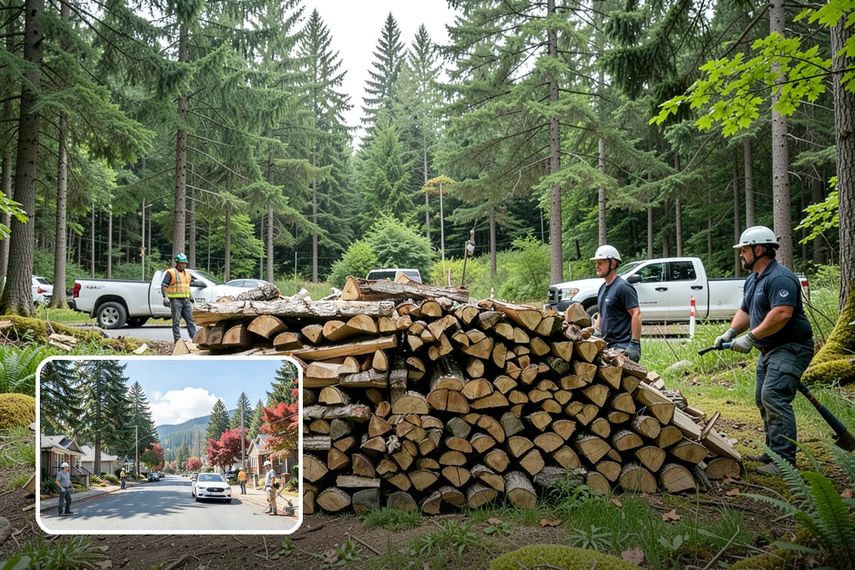 Wood Stove Firewood in Hunts Point, King County, WA - Sized to pack the firebox efficiently