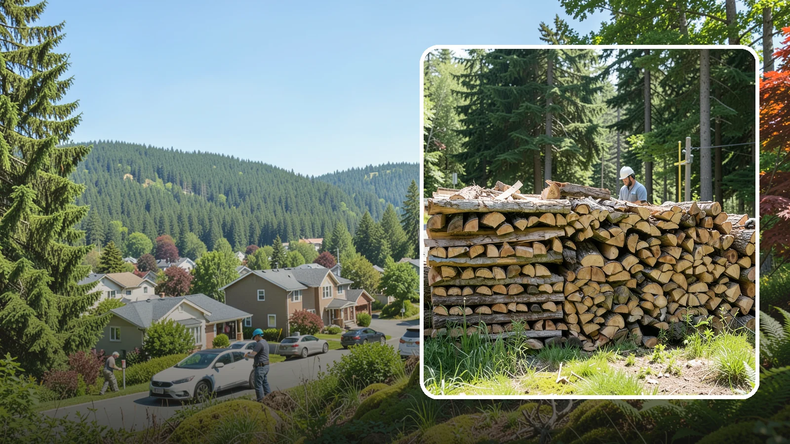 Wood Stove Firewood in Index, Snohomish County, WA - Firewood cut and split to load efficiently into a wood stove for long, steady heat.