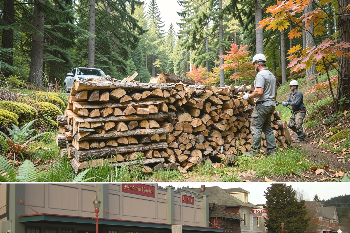 Wood Stove Firewood in Issaquah, King County, WA - Stock wood-stove firewood by early fall so it is seasoned before heating season peaks.