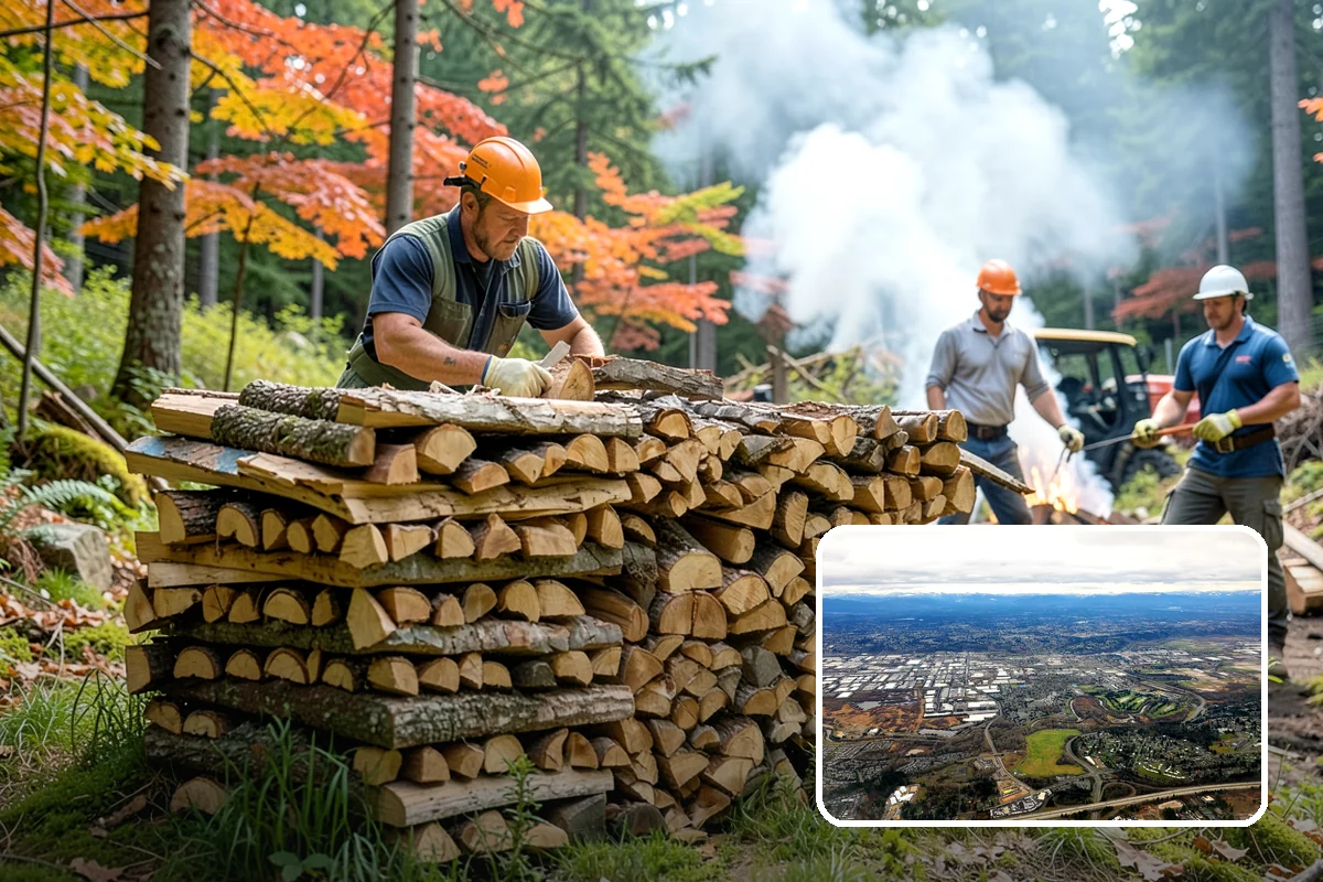 Wood Stove Firewood in Kent, King County, WA - Sized to pack the firebox efficiently