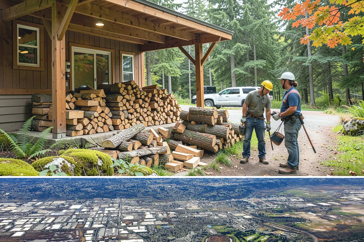 Wood Stove Firewood in Kent, King County, WA - Stock wood-stove firewood by early fall so it is seasoned before heating season peaks.