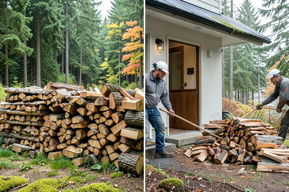 Wood Stove Firewood in Lake Forest Park, King County, WA - Confirm your stove's firebox dimensions